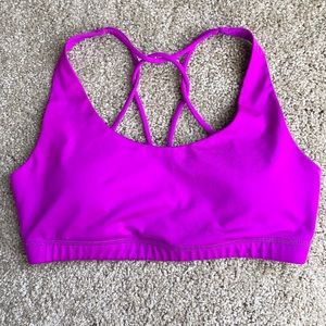 Bright Purple Athletic Sports Bra, Express Brand M